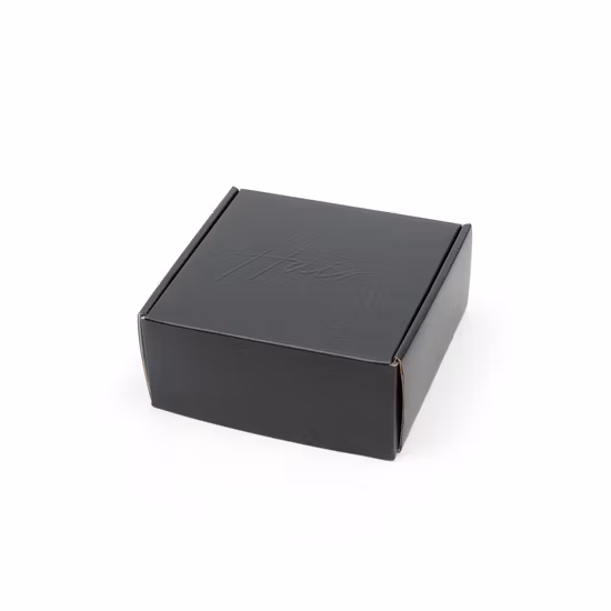 Logotipo personalizado de alta qualidade, preto, cinza, rosa, verde, azul, papelão ondulado, caixa de correio para envio superior para caixa de pano