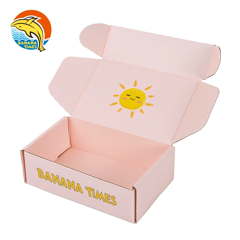 Factory Professional Printed Logo Folding Corrugated Packaging Custom Carton Mail Box