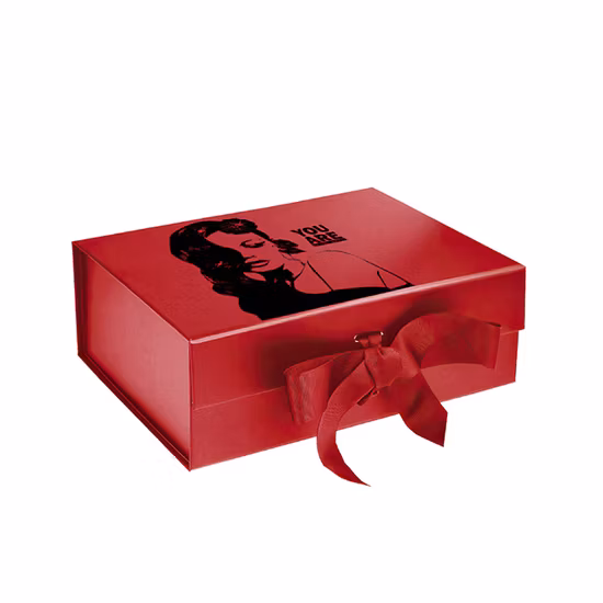 Custom Foldable Black Magnetic Closure Perfume Gift Box Pink Clothes Packaging Paper Box Manufacturer