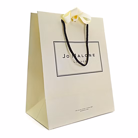 Saco de papel com logotipo personalizado para impressão de mercearia no atacado Saco de presente de papel marrom branco com alça Item Embalagem de superfície industrial