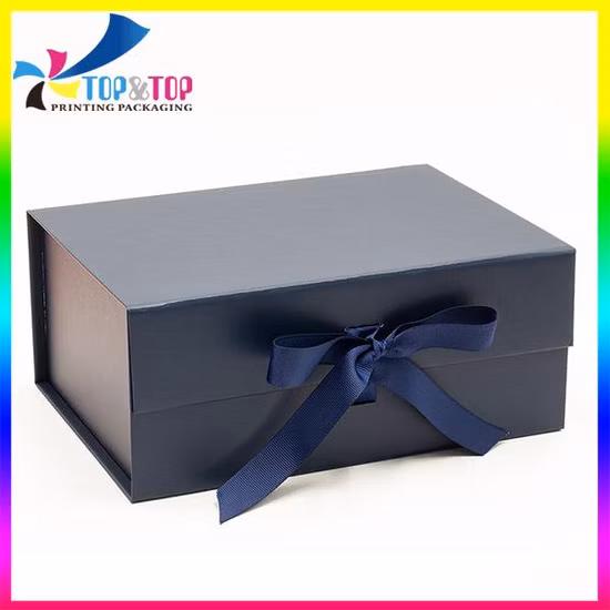 Caixa de presente de perfume preta dobrável personalizada com fecho magnético rosa fabricante de caixa de papel para embalagem de roupas